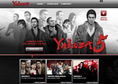 Yakuza Franchise Website